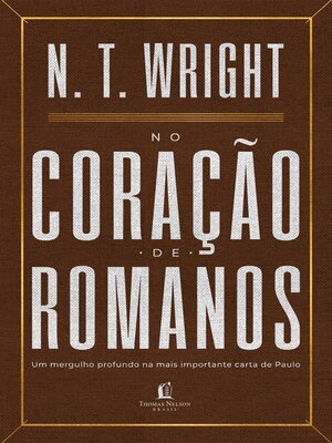 cover image of No coração de Romanos